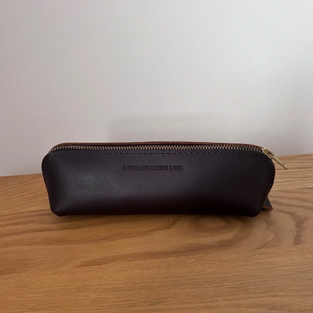 Portland Leather Sidekick Pouch "Grizzly" NWOT - Picture 7 of 7